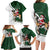 South Africa Christmas In July Family Matching Long Sleeve Bodycon Dress and Hawaiian Shirt Geseende Kersfees Springbok Black Santa