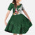 South Africa Christmas In July Family Matching Tank Maxi Dress and Hawaiian Shirt Geseende Kersfees Springbok Black Santa