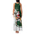 South Africa Christmas In July Family Matching Tank Maxi Dress and Hawaiian Shirt Geseende Kersfees Springbok Black Santa