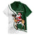 South Africa Christmas In July Hawaiian Shirt Geseende Kersfees Springbok Black Santa