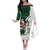 South Africa Christmas In July Off The Shoulder Long Sleeve Dress Geseende Kersfees Springbok Black Santa