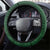 South Africa Christmas In July Steering Wheel Cover Geseende Kersfees Springbok Black Santa