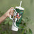 South Africa Christmas In July Tumbler With Handle Geseende Kersfees Springbok Black Santa