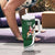 South Africa Christmas In July Tumbler With Handle Geseende Kersfees Springbok Black Santa