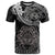 Polynesian Pride Cancer Zodiac T Shirt Astrological Sign Tribal Plumeria Grey Galaxy - Wonder Print Shop