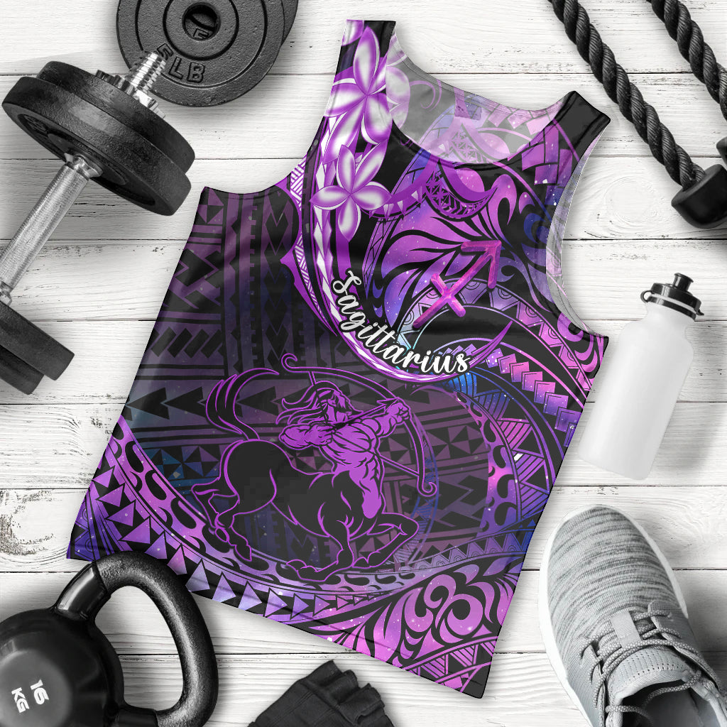 polynesian-pride-sagittarius-zodiac-men-tank-top-astrological-sign-tribal-plumeria-purple-galaxy