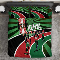 Athletics Kenya Bedding Set Maasai Shield Running Way - Wonder Print Shop