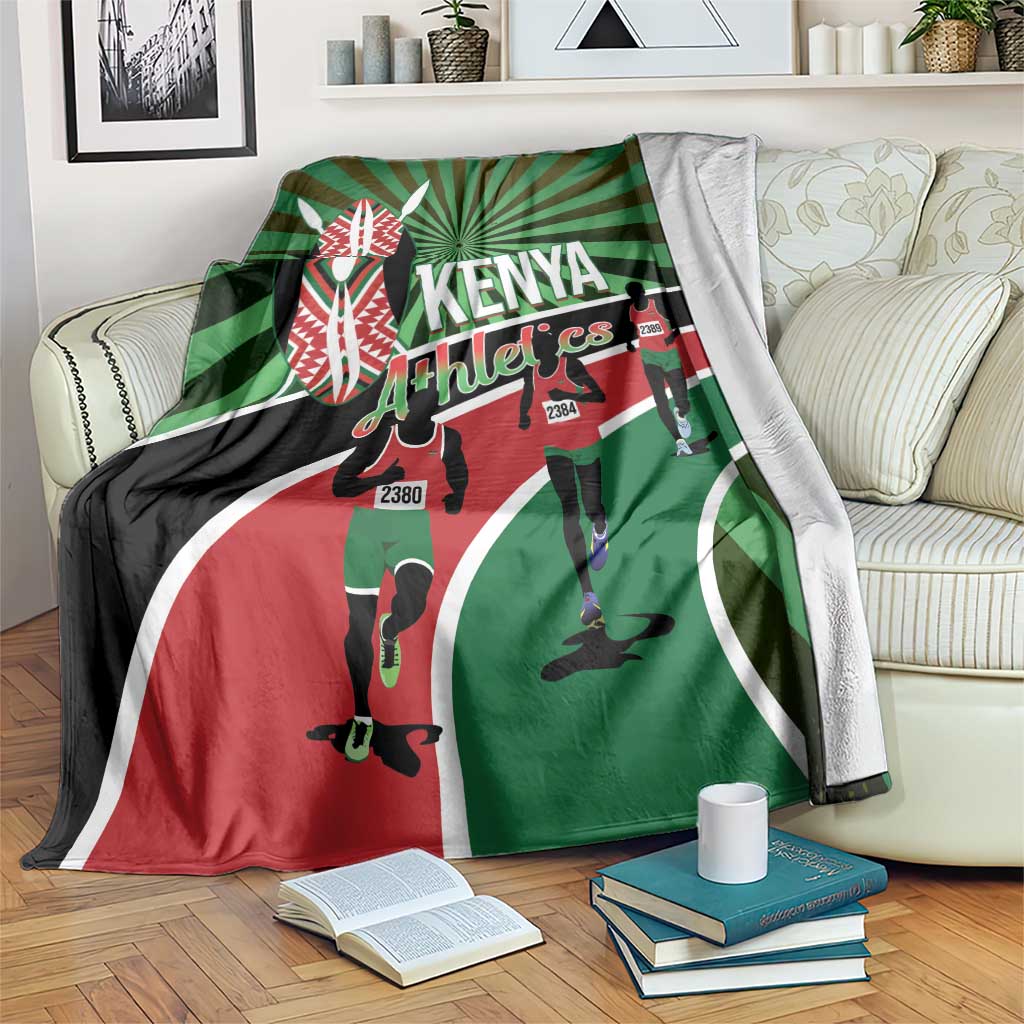 Athletics Kenya Blanket Maasai Shield Running Way - Wonder Print Shop
