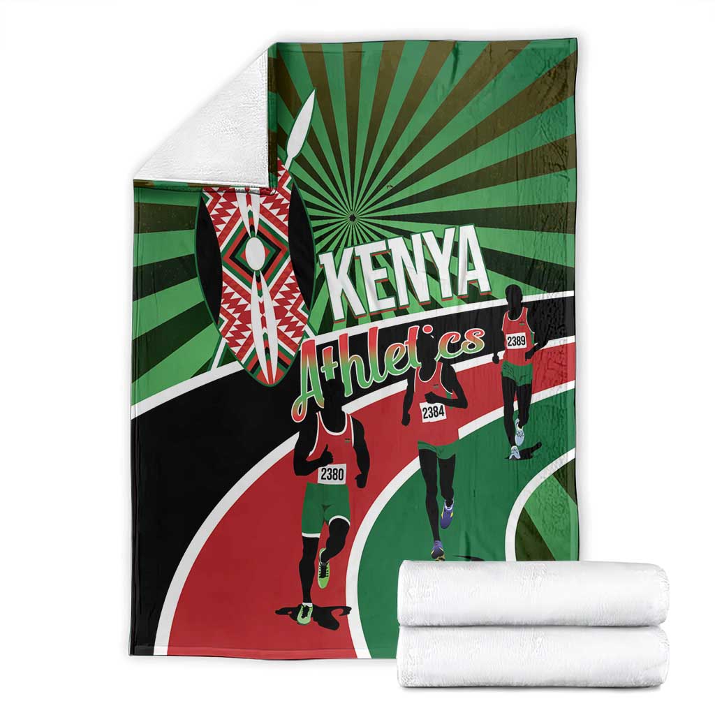 Athletics Kenya Blanket Maasai Shield Running Way - Wonder Print Shop