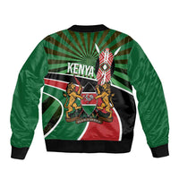 Athletics Kenya Bomber Jacket Maasai Shield Running Way - Wonder Print Shop