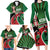 Athletics Kenya Family Matching Long Sleeve Bodycon Dress and Hawaiian Shirt Maasai Shield Running Way - Wonder Print Shop