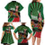 Athletics Kenya Family Matching Long Sleeve Bodycon Dress and Hawaiian Shirt Maasai Shield Running Way - Wonder Print Shop
