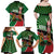 Athletics Kenya Family Matching Off Shoulder Maxi Dress and Hawaiian Shirt Maasai Shield Running Way - Wonder Print Shop