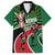 Athletics Kenya Family Matching Summer Maxi Dress and Hawaiian Shirt Maasai Shield Running Way - Wonder Print Shop