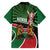 Athletics Kenya Family Matching Summer Maxi Dress and Hawaiian Shirt Maasai Shield Running Way - Wonder Print Shop