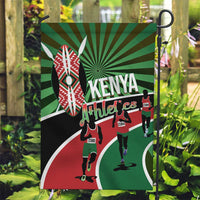 Athletics Kenya Garden Flag Maasai Shield Running Way - Wonder Print Shop