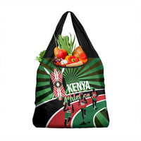 Athletics Kenya Grocery Bag Maasai Shield Running Way - Wonder Print Shop