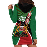 Athletics Kenya Hoodie Dress Maasai Shield Running Way - Wonder Print Shop