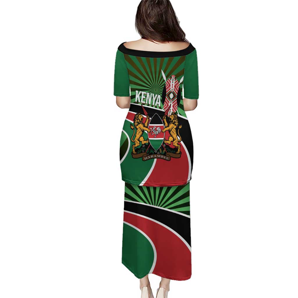 Athletics Kenya Puletasi Maasai Shield Running Way - Wonder Print Shop