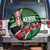 Athletics Kenya Spare Tire Cover Maasai Shield Running Way - Wonder Print Shop