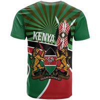 Athletics Kenya T Shirt Maasai Shield Running Way - Wonder Print Shop