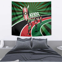 Athletics Kenya Tapestry Maasai Shield Running Way - Wonder Print Shop