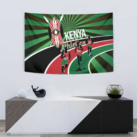 Athletics Kenya Tapestry Maasai Shield Running Way - Wonder Print Shop