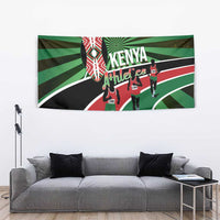 Athletics Kenya Tapestry Maasai Shield Running Way - Wonder Print Shop