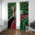 Athletics Kenya Window Curtain Maasai Shield Running Way - Wonder Print Shop