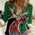 Athletics Kenya Women Casual Shirt Maasai Shield Running Way - Wonder Print Shop