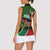 Athletics Kenya Women Sleeveless Polo Shirt Maasai Shield Running Way - Wonder Print Shop