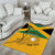 Custom Jamaica Lacrosse Area Rug Streamertail Hummingbird With Flag - Wonder Print Shop