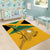 Custom Jamaica Lacrosse Area Rug Streamertail Hummingbird With Flag - Wonder Print Shop