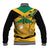 Custom Jamaica Lacrosse Baseball Jacket Streamertail Hummingbird With Flag - Wonder Print Shop