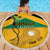 Custom Jamaica Lacrosse Beach Blanket Streamertail Hummingbird With Flag - Wonder Print Shop