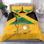 Custom Jamaica Lacrosse Bedding Set Streamertail Hummingbird With Flag - Wonder Print Shop