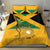 Custom Jamaica Lacrosse Bedding Set Streamertail Hummingbird With Flag - Wonder Print Shop