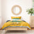 Custom Jamaica Lacrosse Bedding Set Streamertail Hummingbird With Flag - Wonder Print Shop