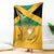 Custom Jamaica Lacrosse Blanket Streamertail Hummingbird With Flag - Wonder Print Shop
