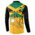 Custom Jamaica Lacrosse Button Sweatshirt Streamertail Hummingbird With Flag - Wonder Print Shop
