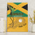 Custom Jamaica Lacrosse Canvas Wall Art Streamertail Hummingbird With Flag - Wonder Print Shop