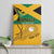 Custom Jamaica Lacrosse Canvas Wall Art Streamertail Hummingbird With Flag - Wonder Print Shop