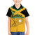 Custom Jamaica Lacrosse Family Matching Puletasi and Hawaiian Shirt Streamertail Hummingbird With Flag - Wonder Print Shop