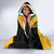 Custom Jamaica Lacrosse Hooded Blanket Streamertail Hummingbird With Flag - Wonder Print Shop