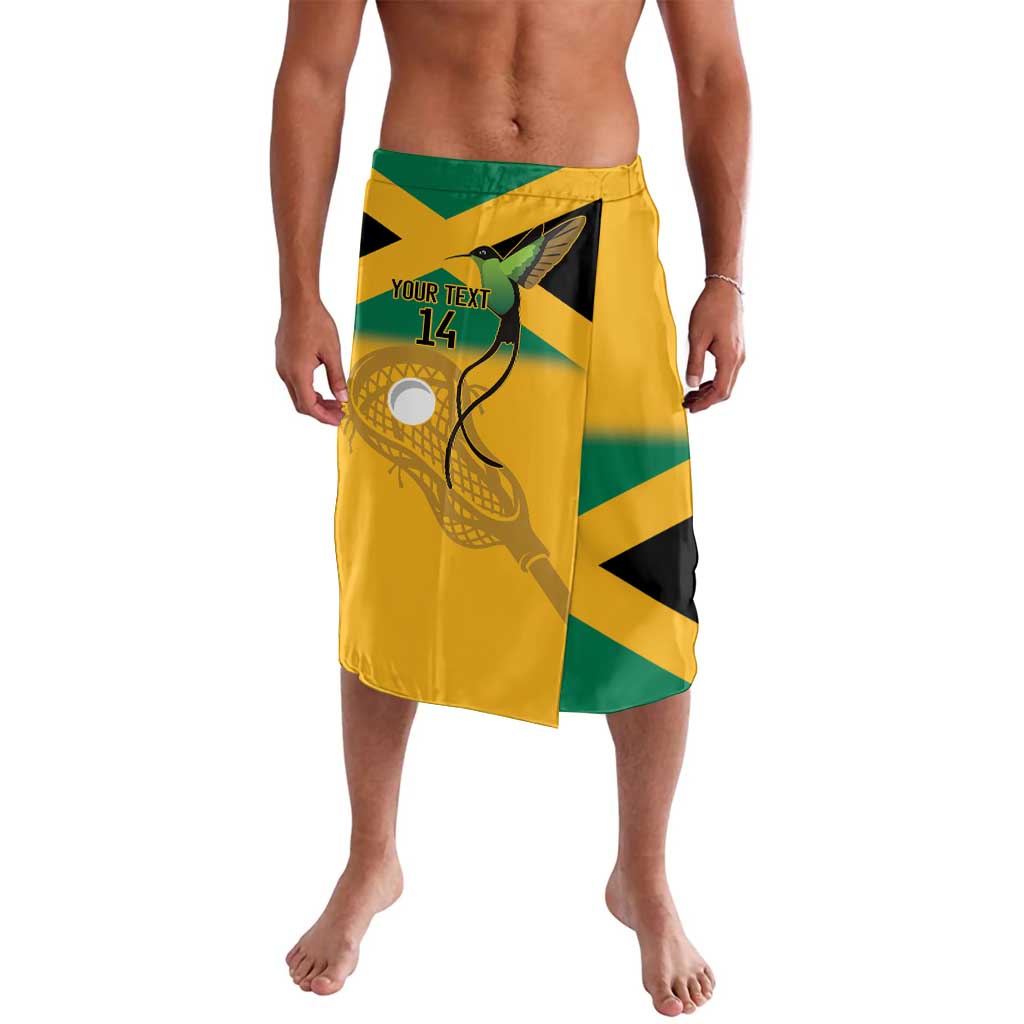 Custom Jamaica Lacrosse Lavalava Streamertail Hummingbird With Flag - Wonder Print Shop
