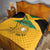 Custom Jamaica Lacrosse Quilt Streamertail Hummingbird With Flag - Wonder Print Shop