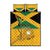 Custom Jamaica Lacrosse Quilt Bed Set Streamertail Hummingbird With Flag - Wonder Print Shop