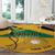 Custom Jamaica Lacrosse Round Carpet Streamertail Hummingbird With Flag - Wonder Print Shop