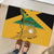 Custom Jamaica Lacrosse Rubber Doormat Streamertail Hummingbird With Flag - Wonder Print Shop
