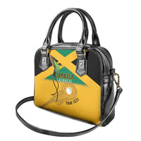 Custom Jamaica Lacrosse Shoulder Handbag Streamertail Hummingbird With Flag - Wonder Print Shop